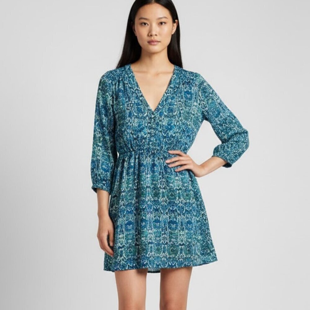 Zara Flowy Printed Mini Dress